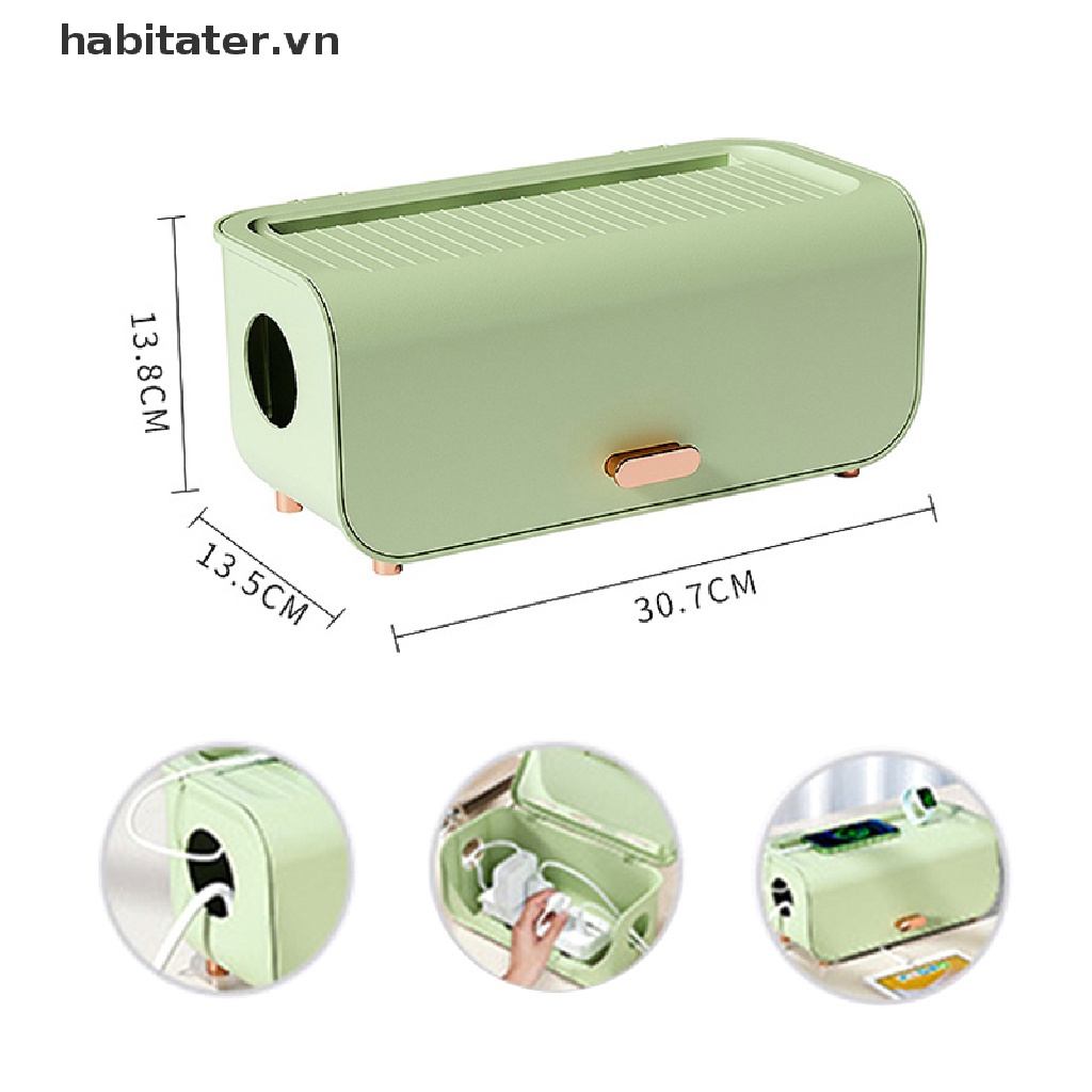 Hộp Đựng Ổ Cắm Điện / Dây Cáp Nhiều Màu Sắc Tiện Dụng