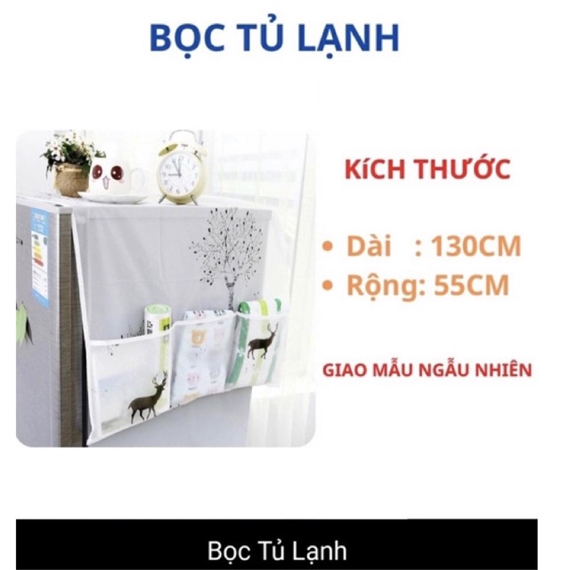 Bọc Máy Giặt Cao Cấp Chống Thấm, Chống Bám Bụi, Tháo Lắp Dễ Dàng