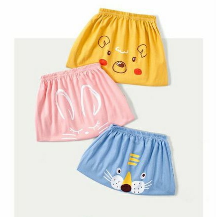 Quần đùi thun lạnh mông thú dễ thương cho bé size 6-16 kg