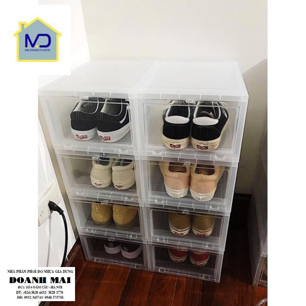 [HANG HOT] Sneaker Box, hộp đựng giày thông minh nhựa Việt Nhật( hàng tháo rời)