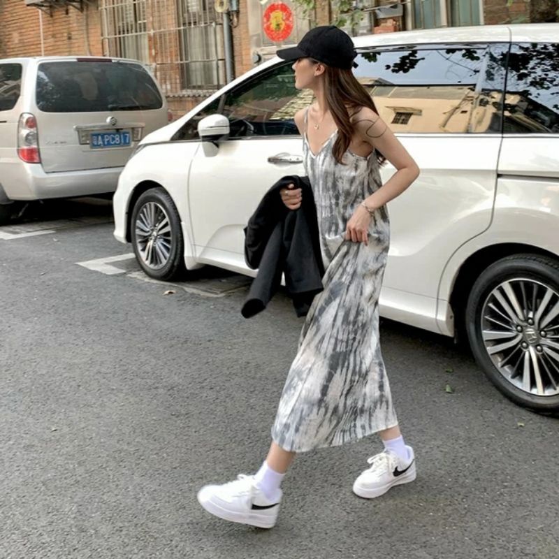 Váy nữ 2 dây tươi mát mùa hè