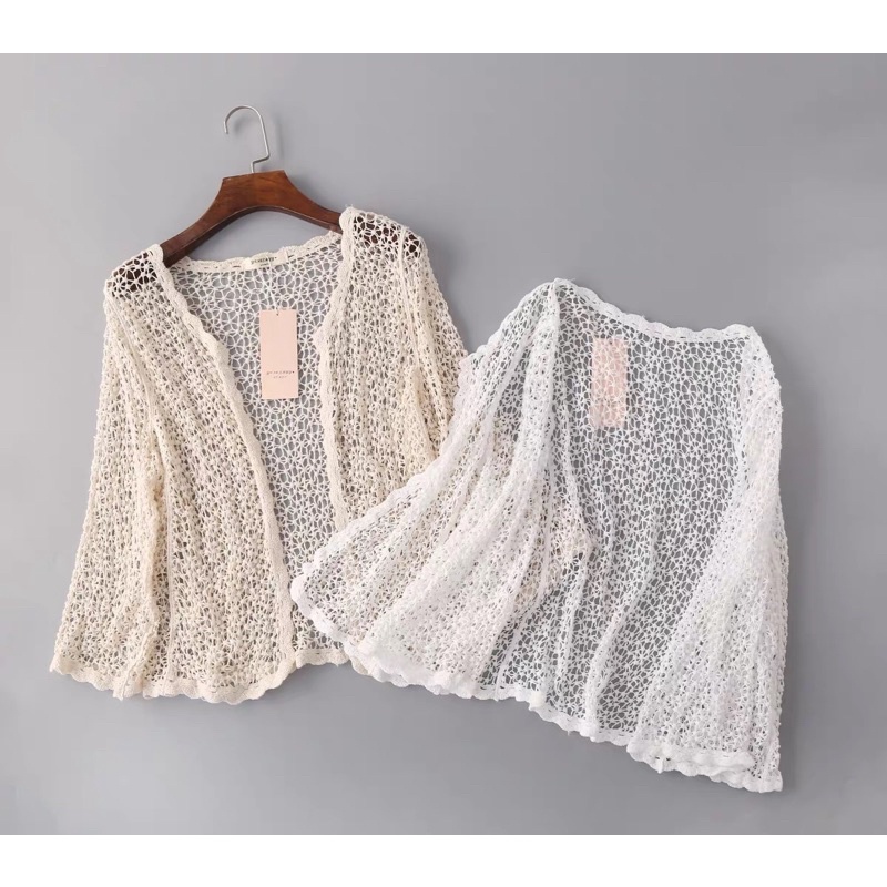 Áo Khoác Lưới ren móc Quảng Châu đi biển, áo choàng đồ bơi