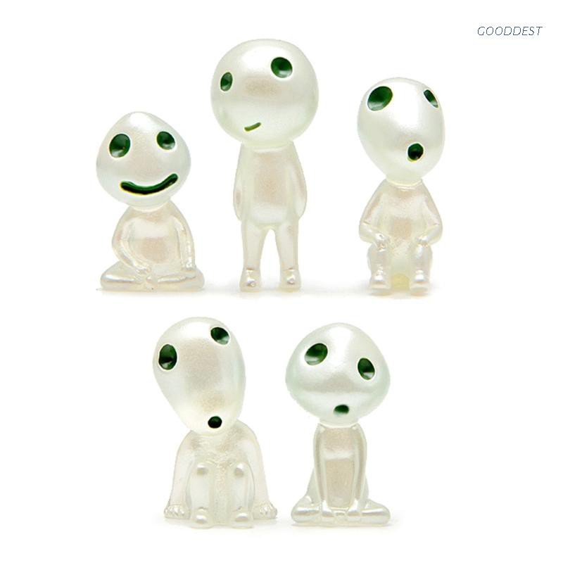 5 Mô hình yêu tinh phát sáng bằng nhựa resin để trang trí tiểu cảnh trong vườn/ trong chậu cây