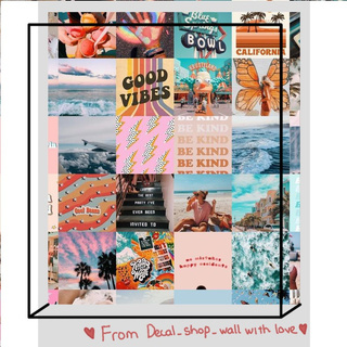 Wall Collage dán tường trang trí decor phòng ngủ - theme VSCO