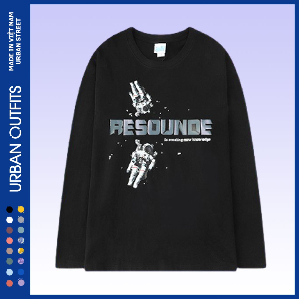 Áo Thun Tay Dài Nữ Nam Form Rộng URBAN OUTFITS In PLAY GAME TDO70 100 Cotton 4 Chiều