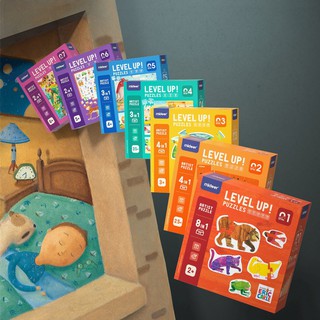 Bộ xếp hình Mideer 7 cấp độ Phiên bản tác phẩm hội họa Mideer Puzzle level up Artist toygarden