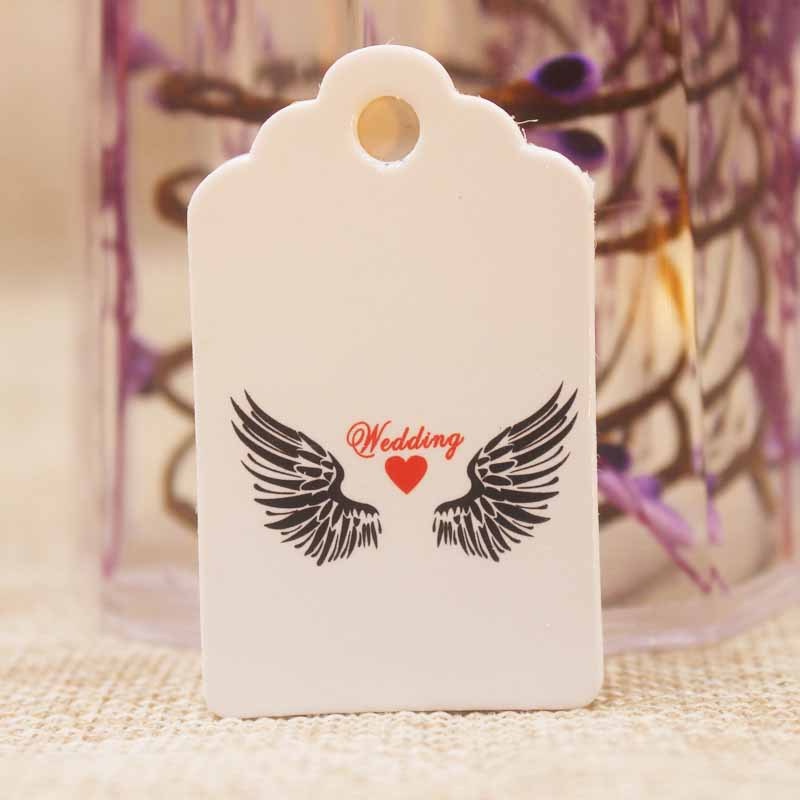 Set 100 thẻ giấy nhỏ 5x3 cm nhiều kiểu dáng cho đồ thủ công DIY