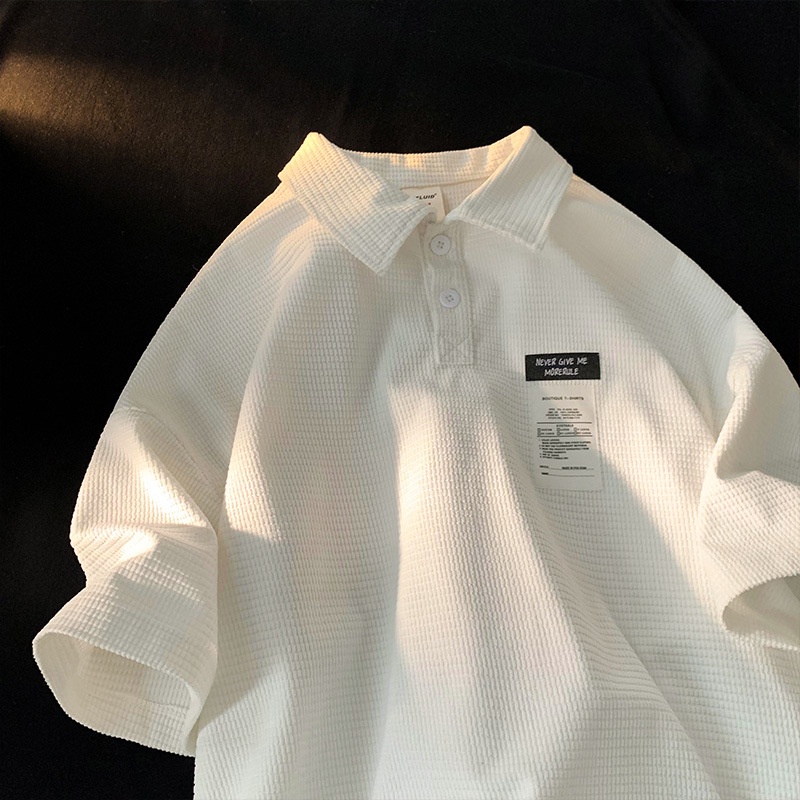 Áo Thun polo Ngắn Tay oversize Thời Trang Dành Cho Nam