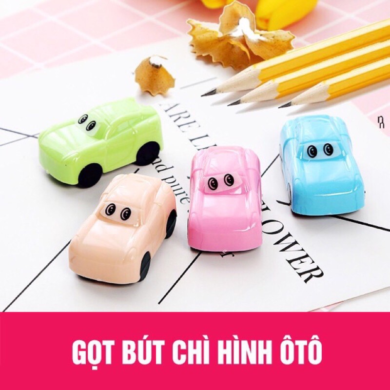 gọt bút chì oto, chuốt bút chì siêu cute