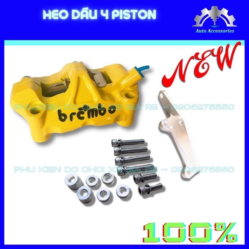 COMBO Heo Dầu BRCMBE 50A (Heo Tai XAnh) Kèm Pát CNC và Phụ Kiện đĩa Zin Ex135 Ex150 Winner Raider Satria Sonic Sirius