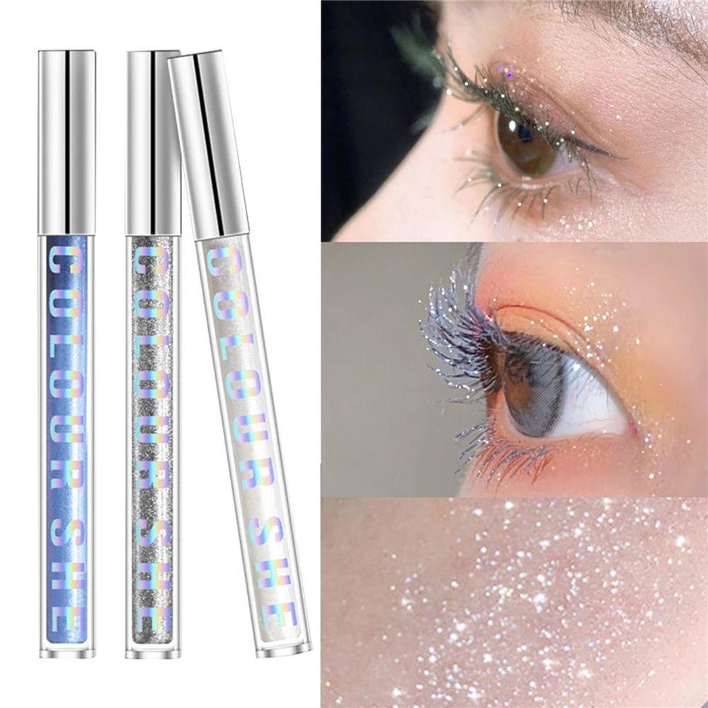 Mascara Trang Điểm Lông Mi Màu Kim Cương Lấp Lánh Chống Nước Mau Khô Lâu Trôi