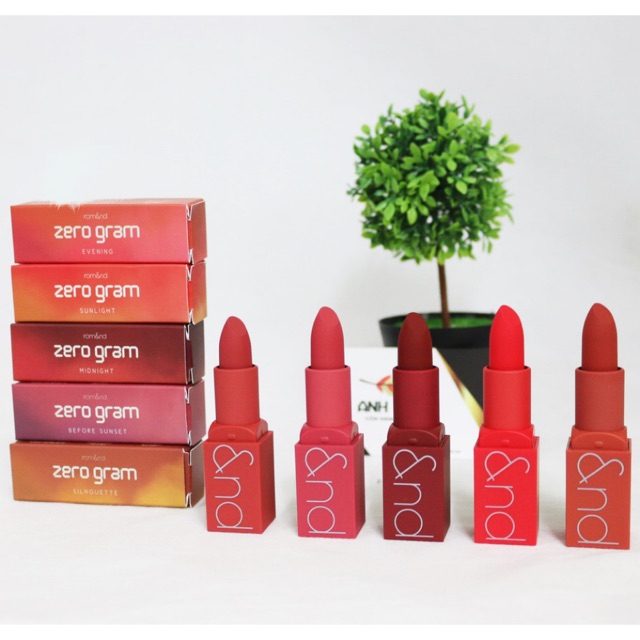 Son Thỏi Lì Romand Zero Gram Matte Sunset Edition