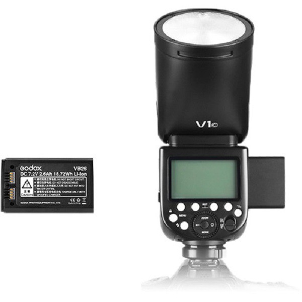 Đèn Flash Godox V1 cho Canon ( gồm Pin và sạc) kèm Trigger Godox Xpro -C