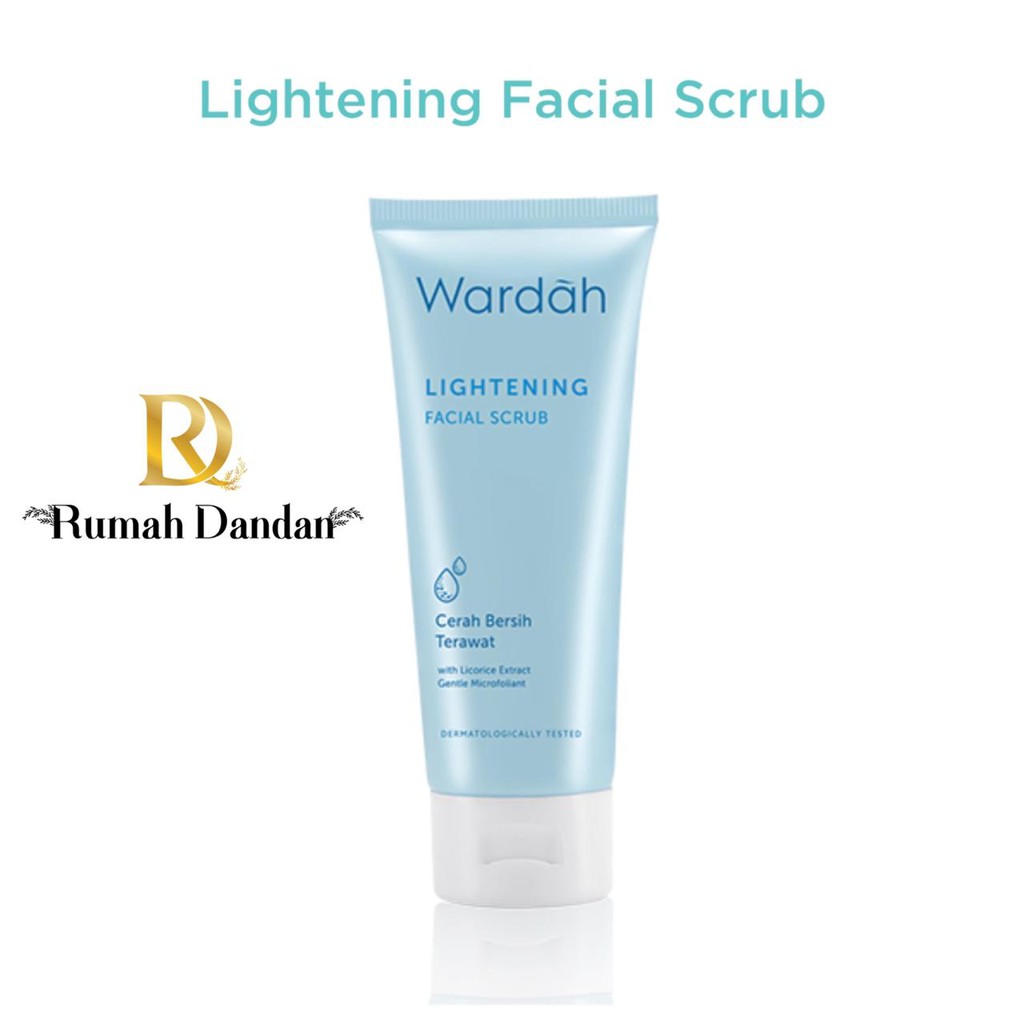 (hàng Mới Về) Kem Tẩy Tế Bào Chết Làm Sáng Da Mặt Wardah 60ml