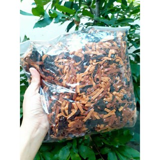 Sỉ 1kg thun cột tóc màu nâu,cafe (bản to 0.4×3cm)