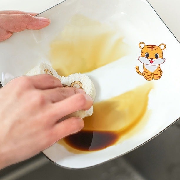 Miếng rửa chén bát bọt biển đa năng hình thú cao cấp Hanggiadungcongnghe