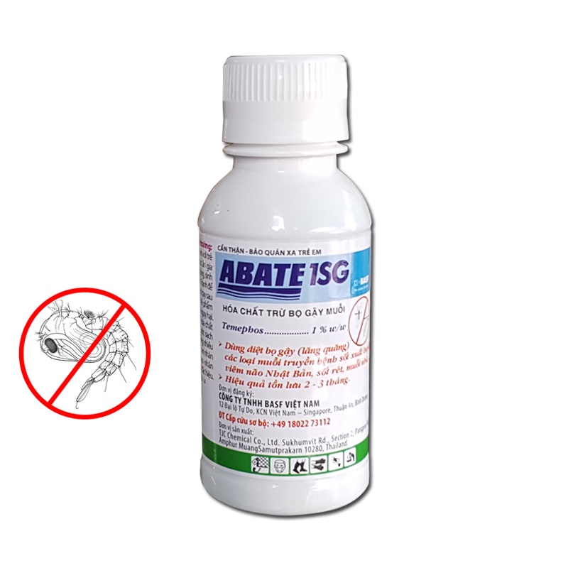 Thuốc diệt muỗi, bọ gậy lăng quăng ABATE 100gram