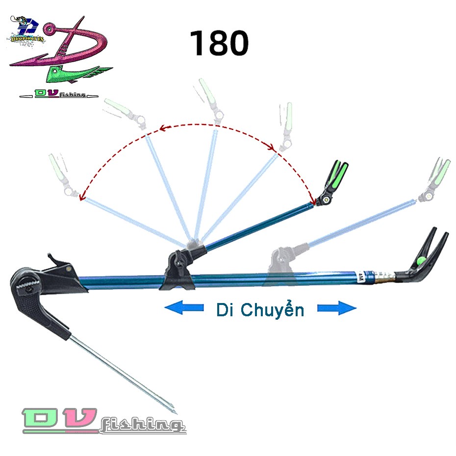 Chống cần câu đài, NEW 2022 {Ultra BLUE KINGKONG}. Chống cần câu đơn cao cấp