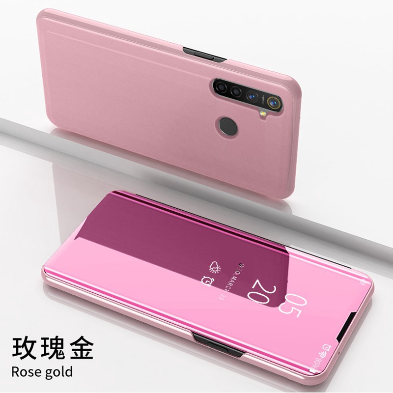 OPPO A31 A92 A9 2020 A52 A3 A3s A5s Reno 2Z 2F Case Clear View Electroplate Mirror Flip Stand Ốp điện thoại | BigBuy360 - bigbuy360.vn