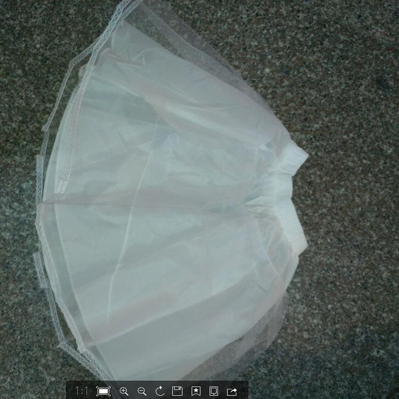 Sẵn -Tùng phồng lót váy tutu trắng  không xương 45cm