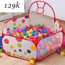 Combo lều bóng rổ tặng kèm 100 quả bóng nhựa cho bé
