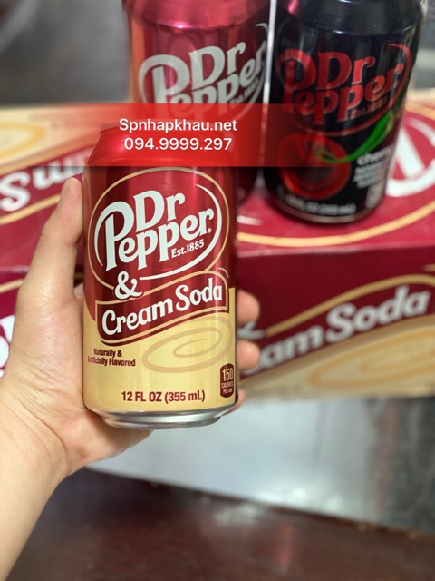 Nước Ngọt Mỹ Dr Pepper , Dr Pepper Cherry 355ml