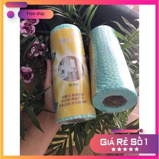 Cuộn 50 miếng khăn lau nhà bếp đa năng