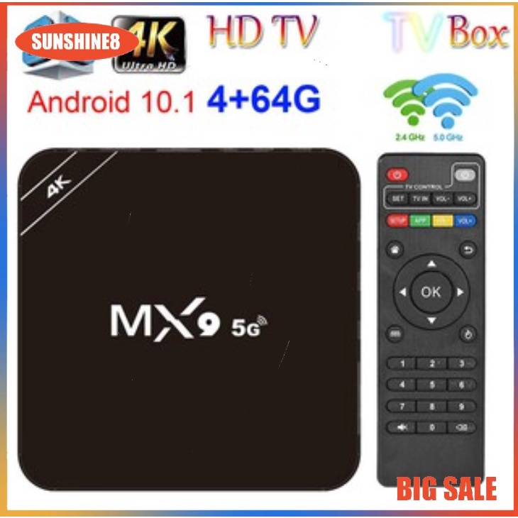 Android TV BoxMXQPRO  S905w Hộp giải mã mạng gia đình Hộp giải mã đa phương tiện thông minh Hộp điều khiển từ xa thông minh MXQ PRO 5G 4K / HD / 1 + 8g / 2 + 16g / 4 + 32g / 4G + 64G /TV BOX
