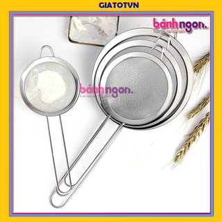 Rây bột rây lọc inox cao cấp lọc cháo, hạt cán dài