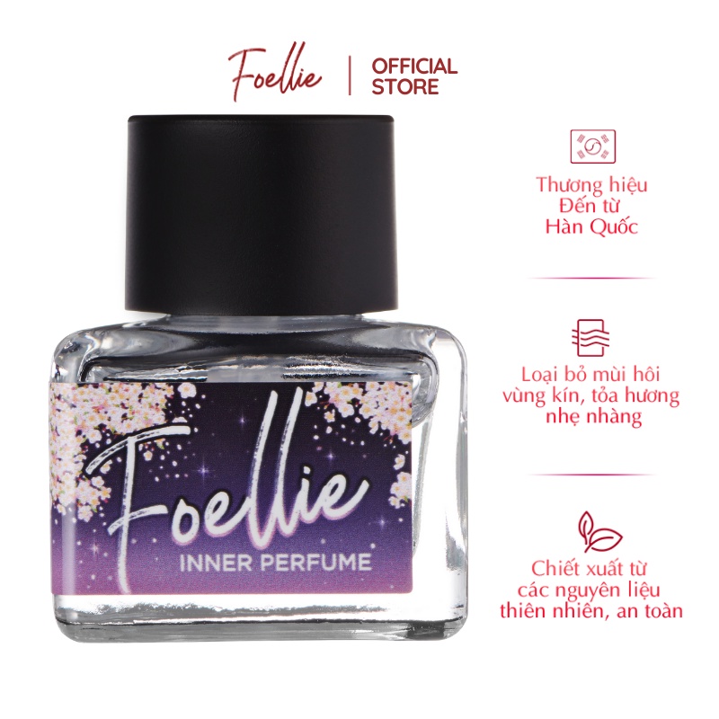 Nước Hoa Vùng Kín Foellie Hương Hoa Anh Đào 5ml - Eau de Cherry Blossom Inner Perfume 6140