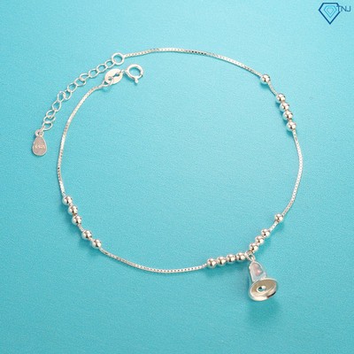 Lắc chân bạc nữ có chuông đơn giản LCN0060 Trang Sức TNJ