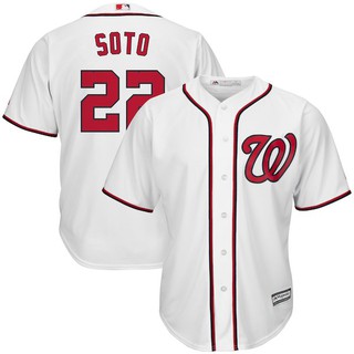 Áo thun thể thao bóng rổ Washington Nationals 22 Juan Soto dành cho nam