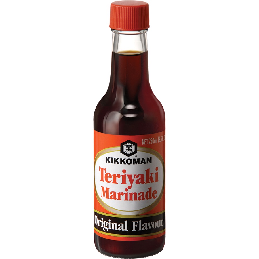 Sốt tẩm ướp truyền thống Teriyaki hiệu Kikkoman (chai thủy tinh) 250ml