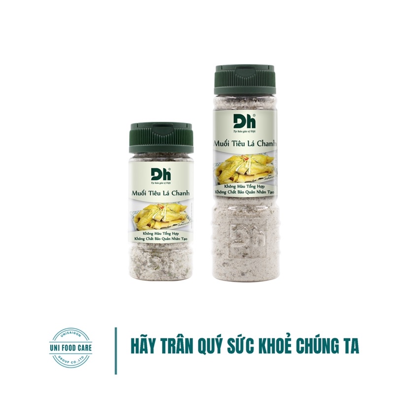 Hũ Muối Tiêu Lá Chanh Tây Ninh - Thương hiệu DH Foods