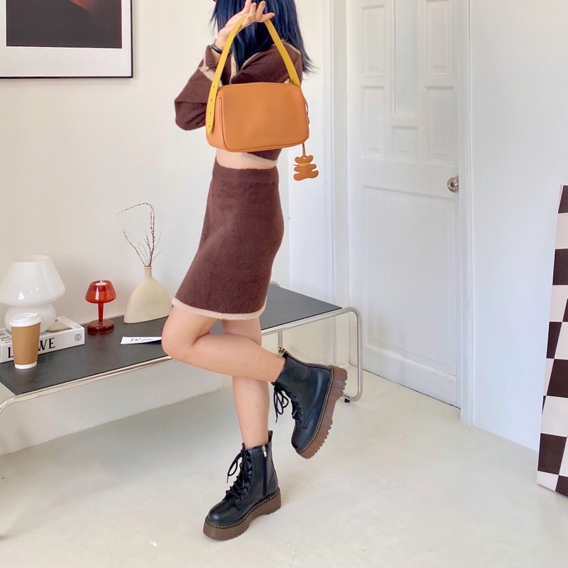 TaskyPoese - Túi đeo chéo charm chú gấu - Bear bag