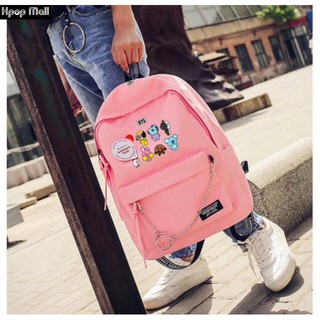 Balo Cặp Da BTS BT21 Mẫu 5