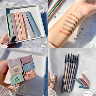 Chì kẻ chân mày 2 đầu chống nước maxfine, chì kẻ lông mày thanh mảnh không trôi