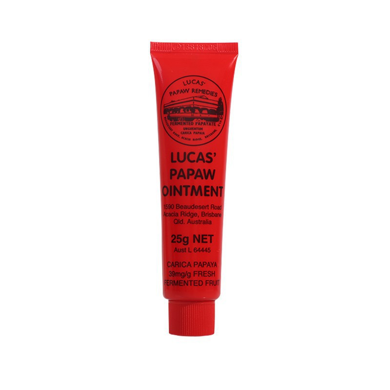 Úc Lucas'Papaw Ointment Lucas Papaw Ointment 25g 75g Papaya Lip Balm Universal Cream Moisturizing and anti Cracking Baby Hip Cream Úc Papaw Ointment Universal Ointment