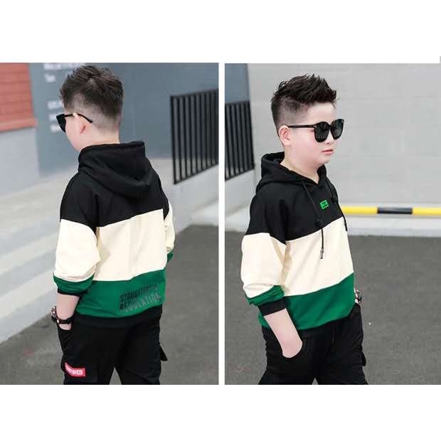 Sét bộ quần áo trẻ em thu đông dành cho bé trai mẫu 3 khoang 5-14 tuổi . MA71