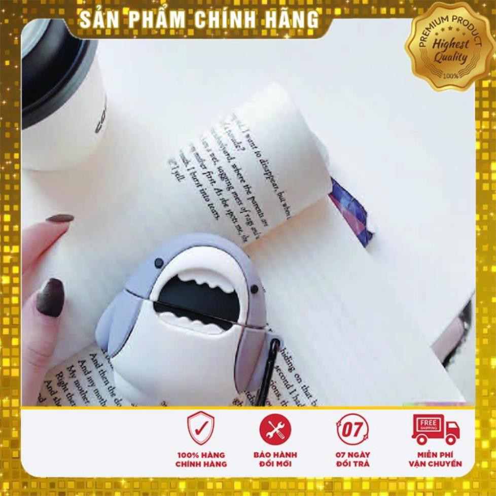 🔥 Case Ap 1/2 & Pro 🔥 Freeship 🔥 VỎ BỌC MODEL Cá Mập Cute Air-pod 1/ 2/ i12/ Pro - Case Cho Tai Nghe Không Dây (Bluetoot