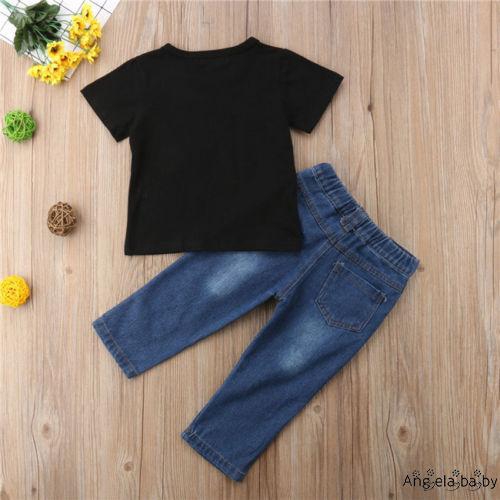 Set Áo Thun + Quần Jeans Cho Bé Trai