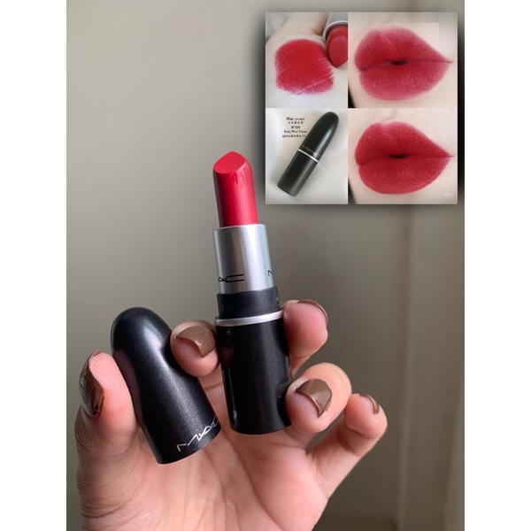 (Bill)Son MAC mini RUBY WOO/CHILI/Lady Danger/ Relentlessly/ russian red minisize 1,8g