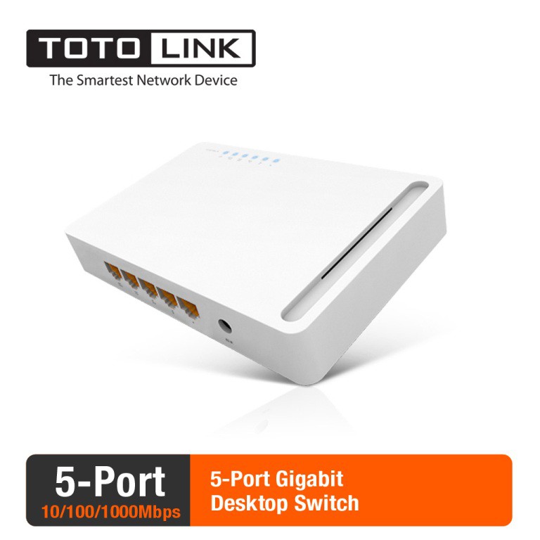 Bộ Chia Mạng Totolink S505G - Switch 5 Cổng Gigabit (BH đổi mới tại Lanh Dung)