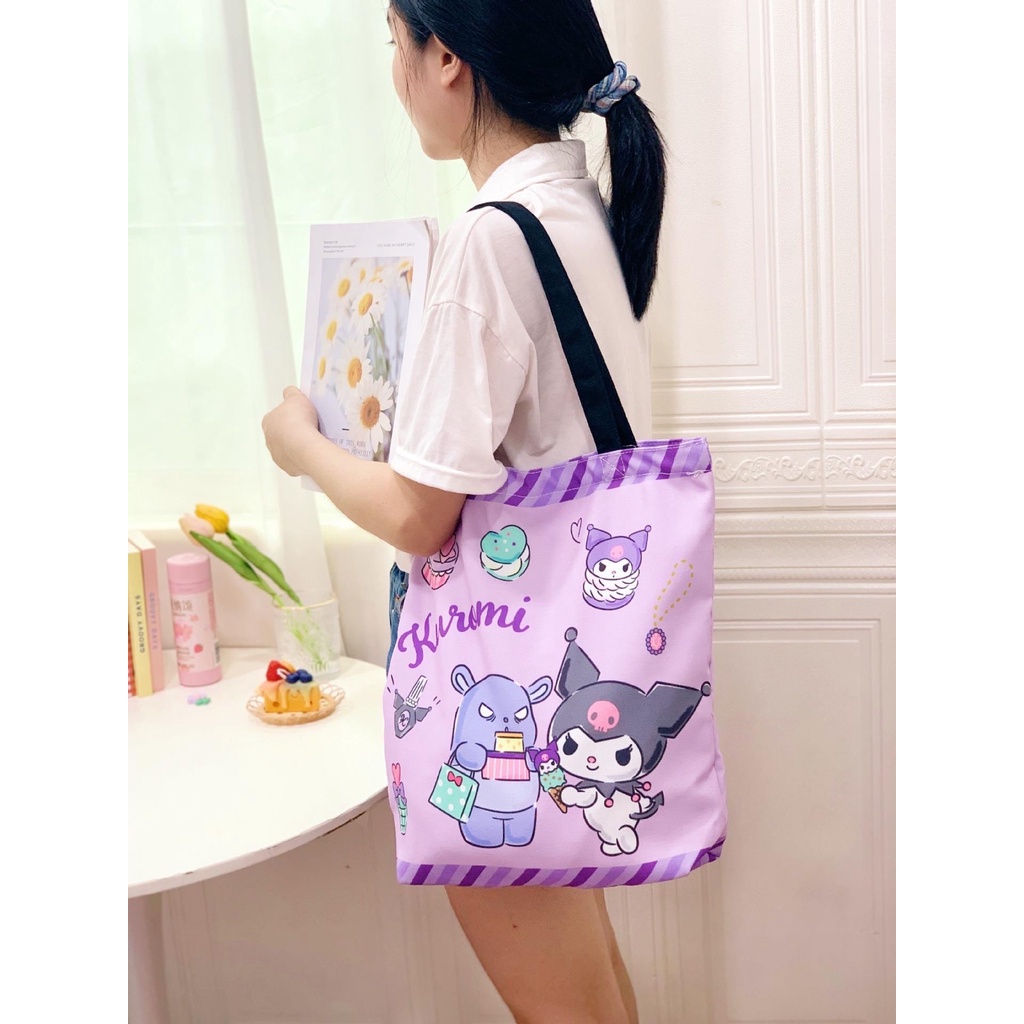 SANRIO Túi Vải canvas TL026 Hình Hello kitty