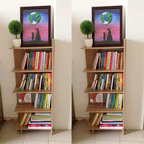 Kệ sách gỗ 5 tầng đa năng bằng gỗ cứng cực đẹp
