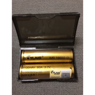 Pin cylaid vàng 18650 3100mah xả 60a qr nhập khẩu chính hãng