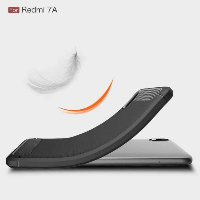 Ốp Lưng Carbon Tpu Dẻo Cho Xiaomi Redmi 7a / Case Ipaky / Silicon