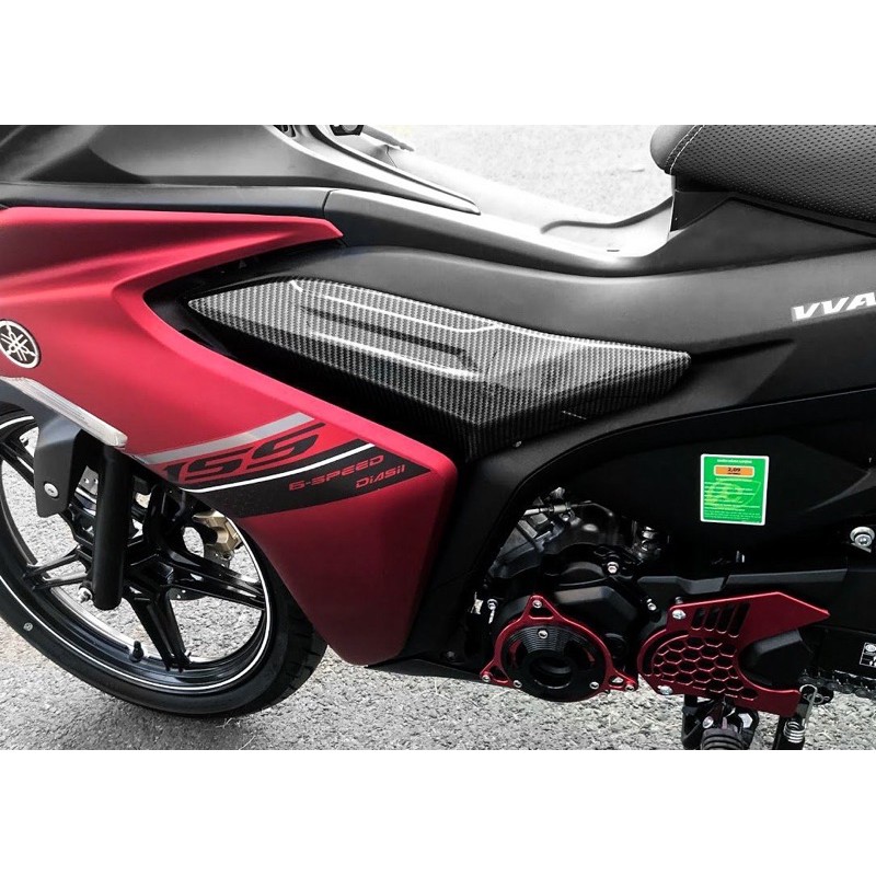 Ốp sườn trước Exciter155 nhúng cacbon