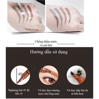 Bút chì kẻ lông mày phẩy sợi 4D