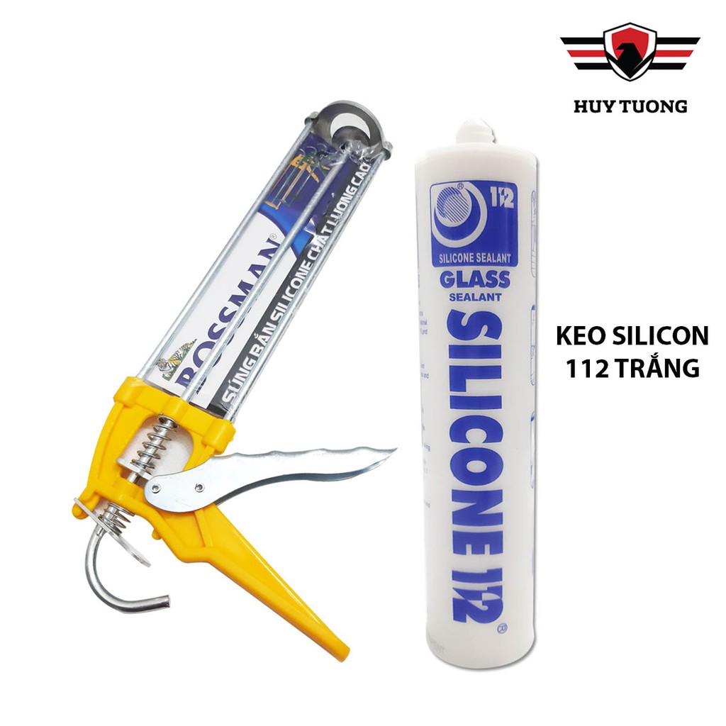 Keo Dán Silicon Apollo + dụng cụ bắn keo - Huy Tưởng